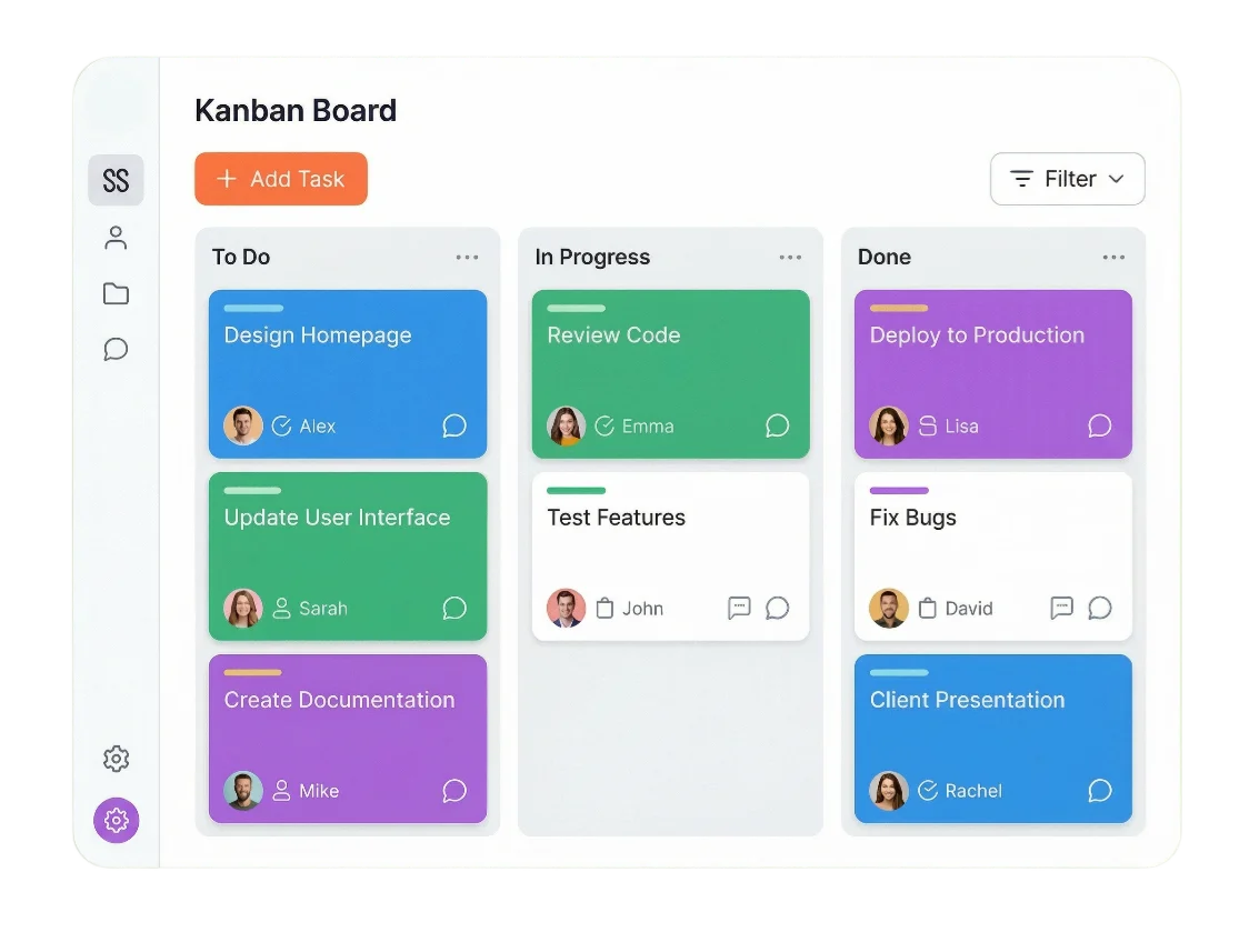 Kanban Board Screenshot