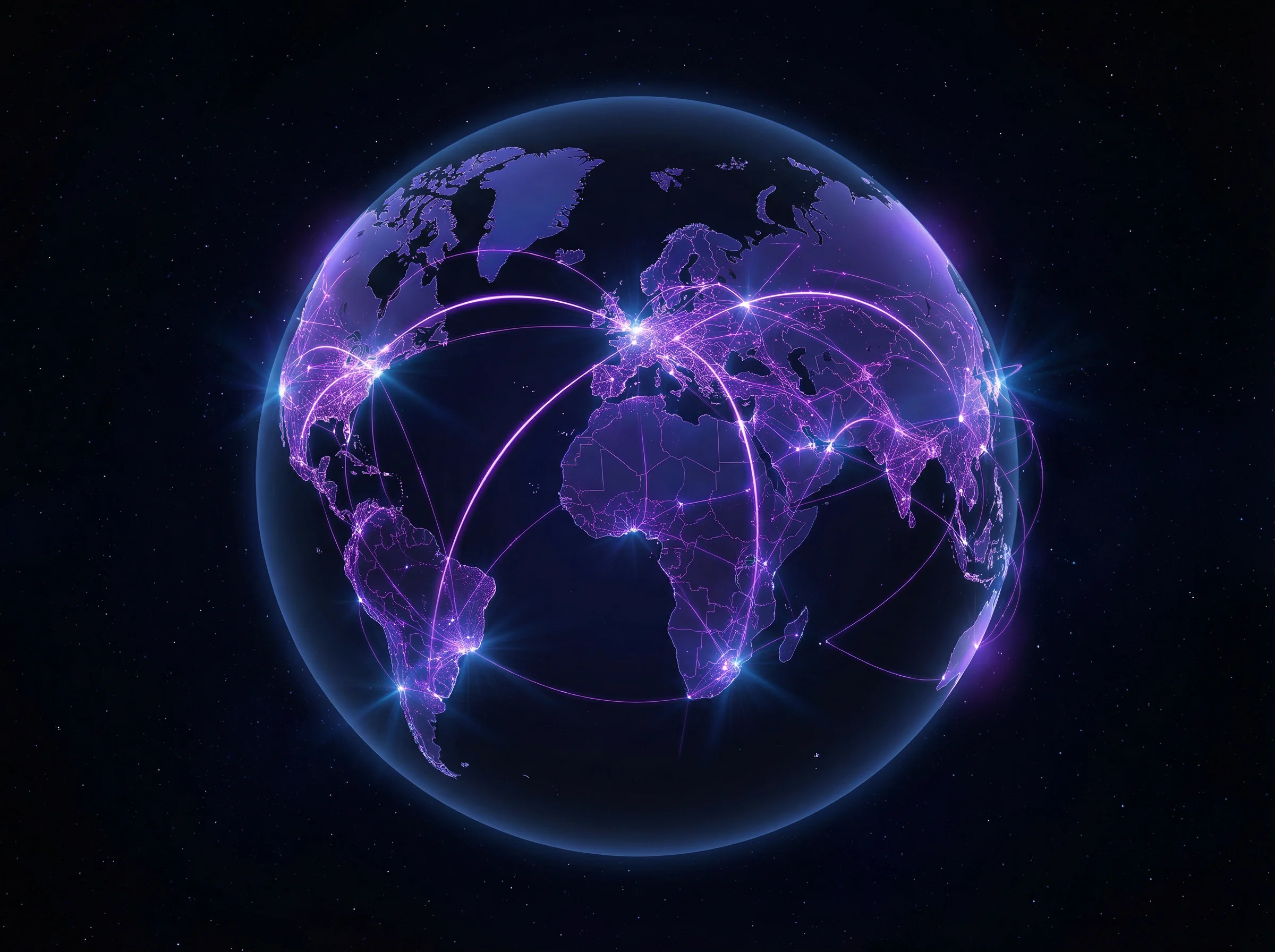 Global expansion world map